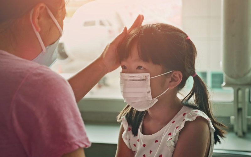 looking after multiples when sick