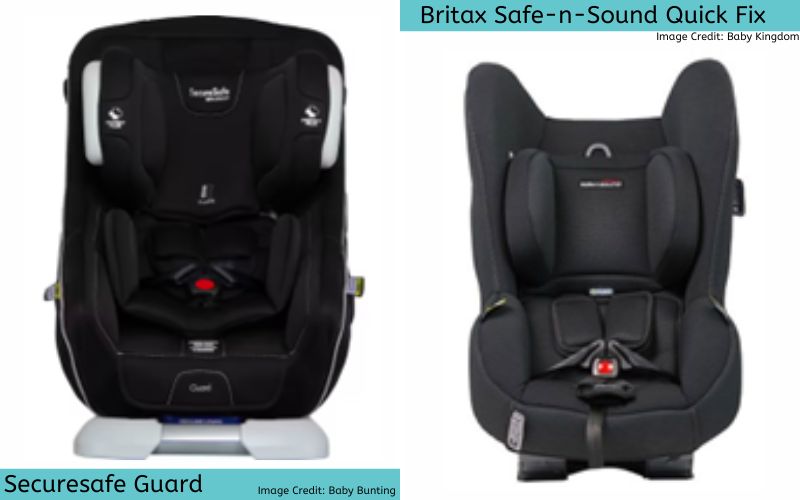 Britax Safe-n-Sound Quick Fix car seats for twins