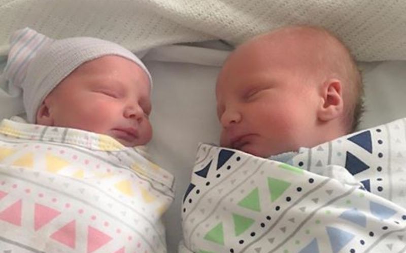 Airlifted to hospital with twins story