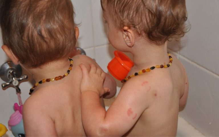 How to stop twins biting each other