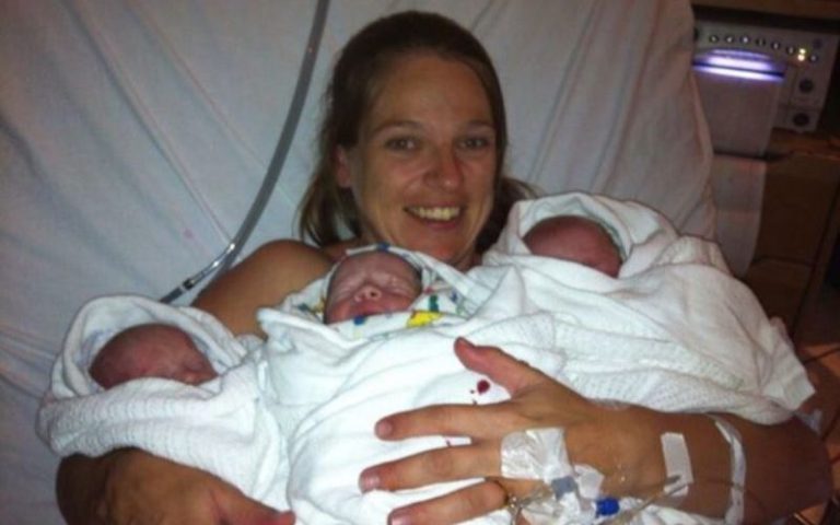 natural triplet birth story