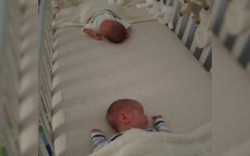 twins or triplets sharing a cot - separating twins for sleep
