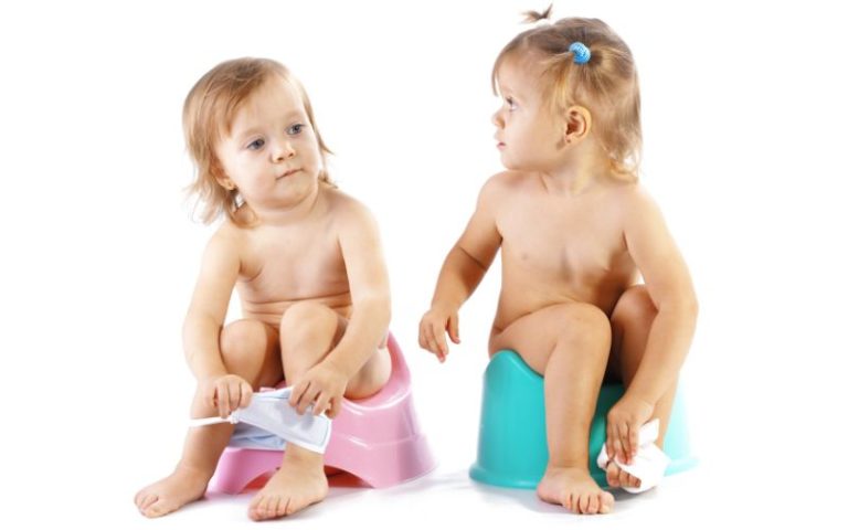 how to toilet train twins