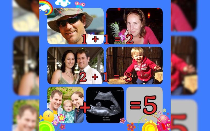 twin pregnancy announcement