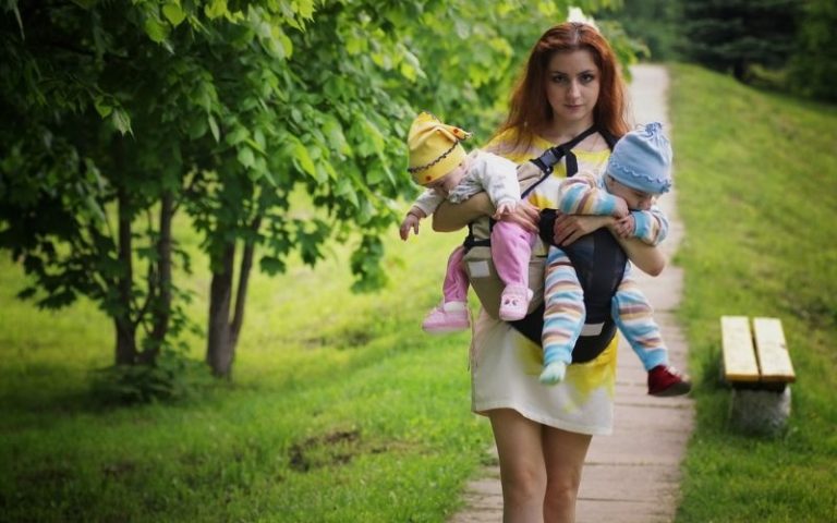 having twins means I can carry two babies at once